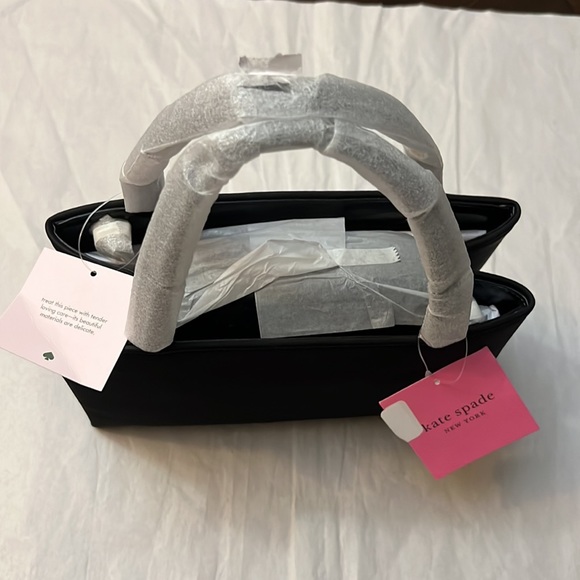 Kate Spade Sam Icon Floral Embellished Nylon Small Tote - Picture 13 of 17